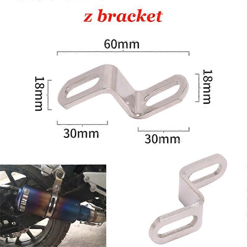 Motorcycle Exhaust Accessories Z Type Connector Spring Hook Mount Screw Pipe Adapter~19824