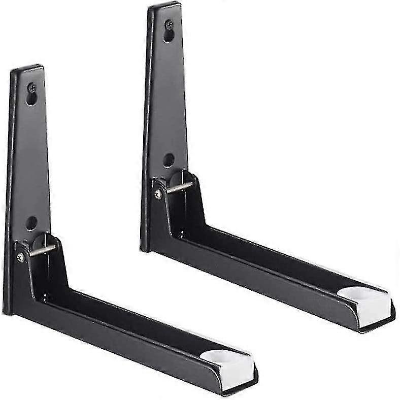 2 Pieces Stainless Steel Microwave Stands, Microwave Stand With Extendable Arm, Microwave Shelf Wall Mount, For Kitchen