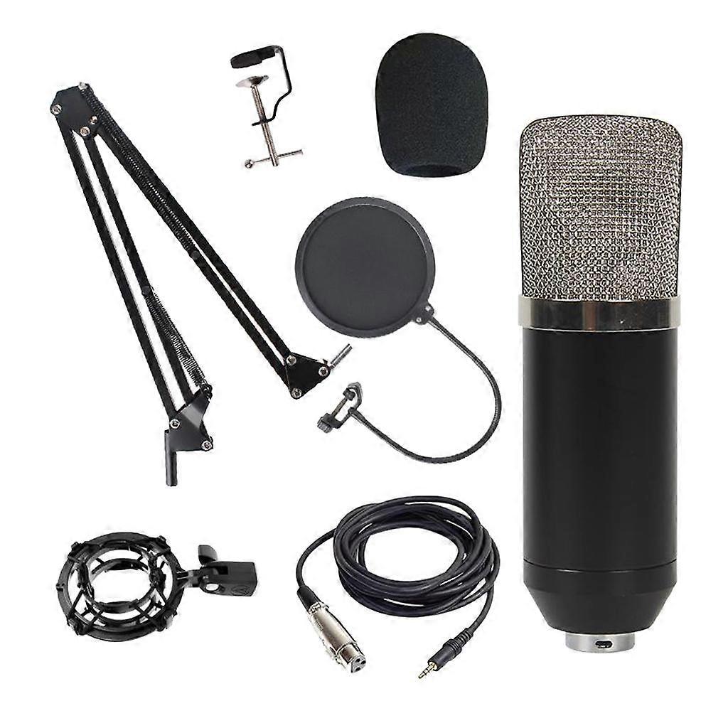 Condenser Microphone Kit for Studio Recording Silver A
