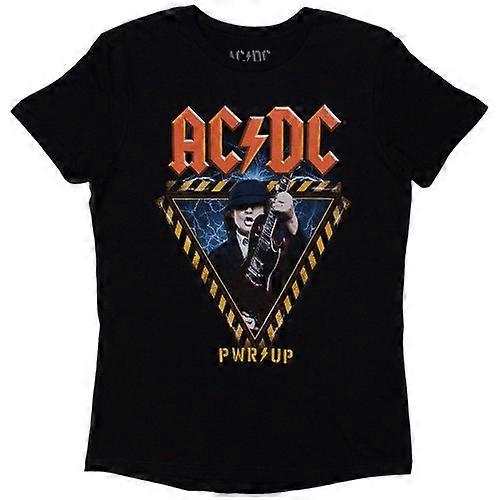 AC/DC Unisex Adult Angus Triangle PWR-UP EU Tour '32 Back Print T-Shirt