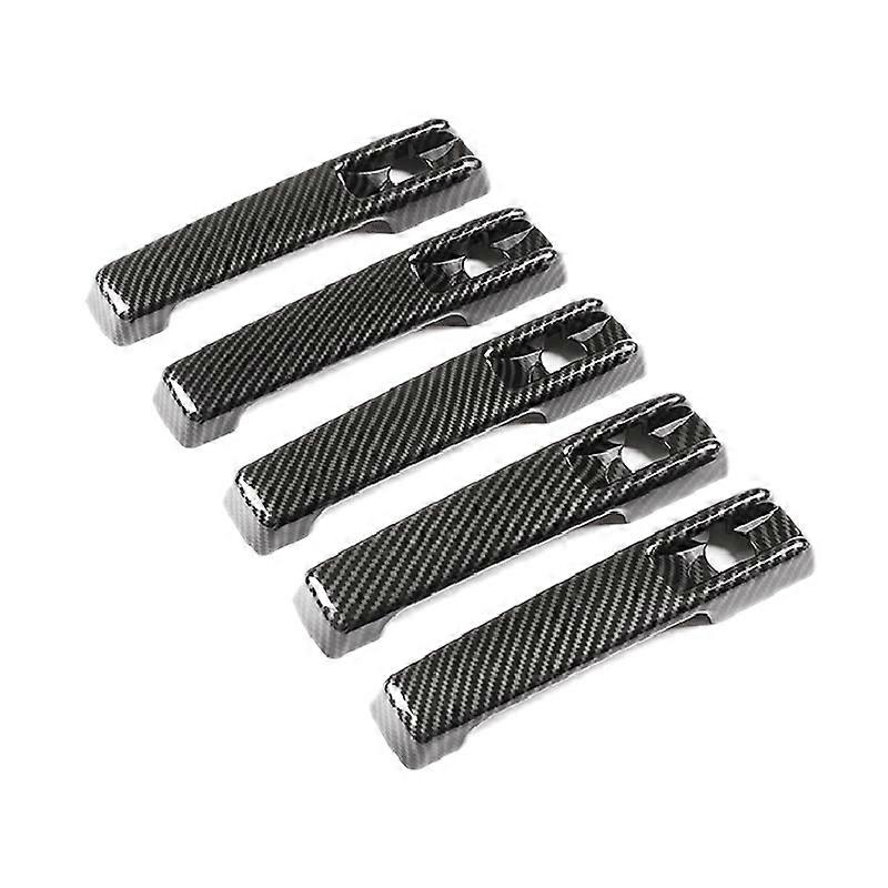 Car Carbon Fiber Exterior Door Handle Trim Cover for G Class W463 W464 G65 G55 G63 G500 G550 2019-2