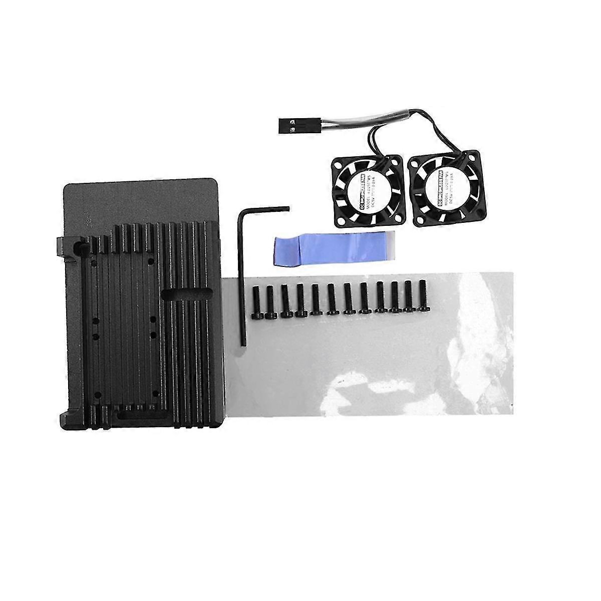 Metal Case For Raspberry Pi4b Aluminum Alloy Heat Sink Case For Raspberry Pi4 Motherboard Protective Case