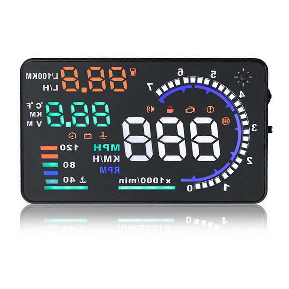 A8 HUD A8 Car HUD Head Up Display OBDII Speed Warning Projector