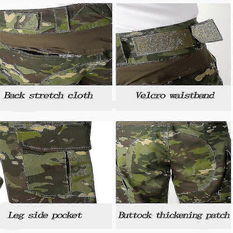 Ginocchiere Tattiche Militari – Protezione Per Esercito, Paintball, Airsoft In MTP, BTP, Nero