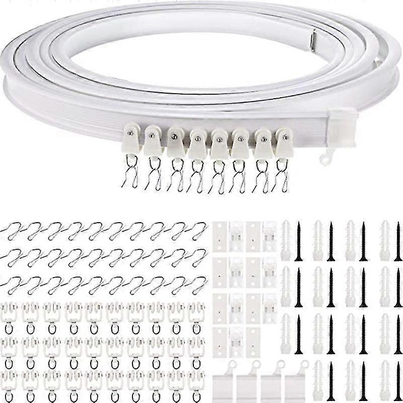 5 Meters Bendable Ceiling Curved Curtain Track Flexible Ceiling Curtain