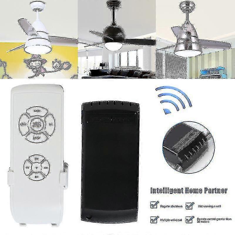 Evago Universal Wireless Remote Control Tool Kit For Ceiling Fan Lamp Timing
