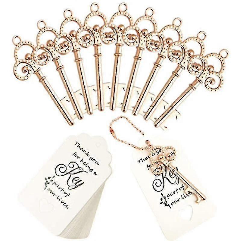 20 Pcs Key Bottle Openers,vintage Skeleton Key Bottle Opener