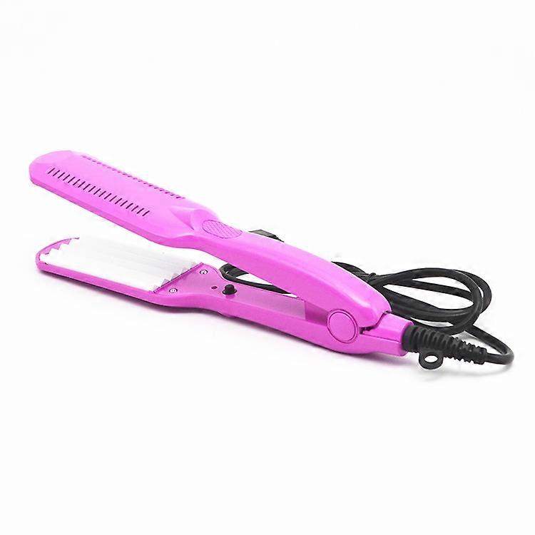 2 PCS 220V Professional Ceramic Corrugated Curling Iron