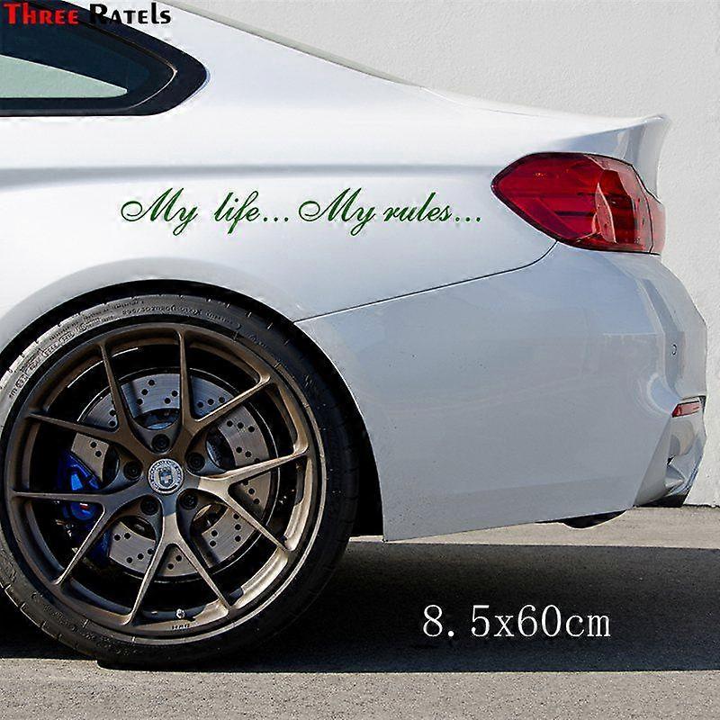 TZ 640 8.5*60cm My life...My Rules... Car Stickers and Decals Auto Sticker-in