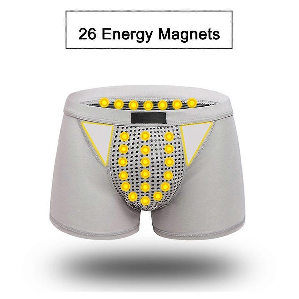 Herr Fysiologiska Underkläder Herrförstoring Trosor Hälso Shorts Turmalin Prostata Magnetisk Terapi