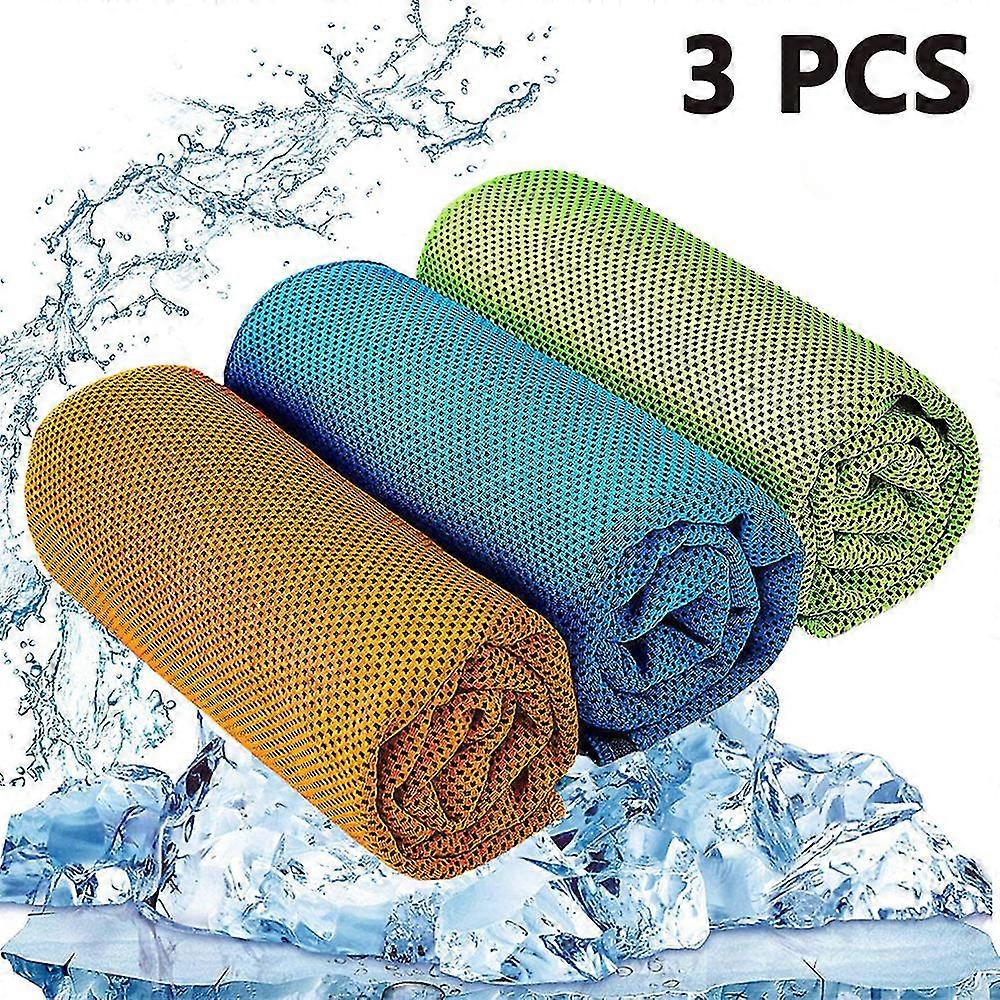 3 Pcs Cooling Towel Microfiber Towel For Instant Cooling Relief