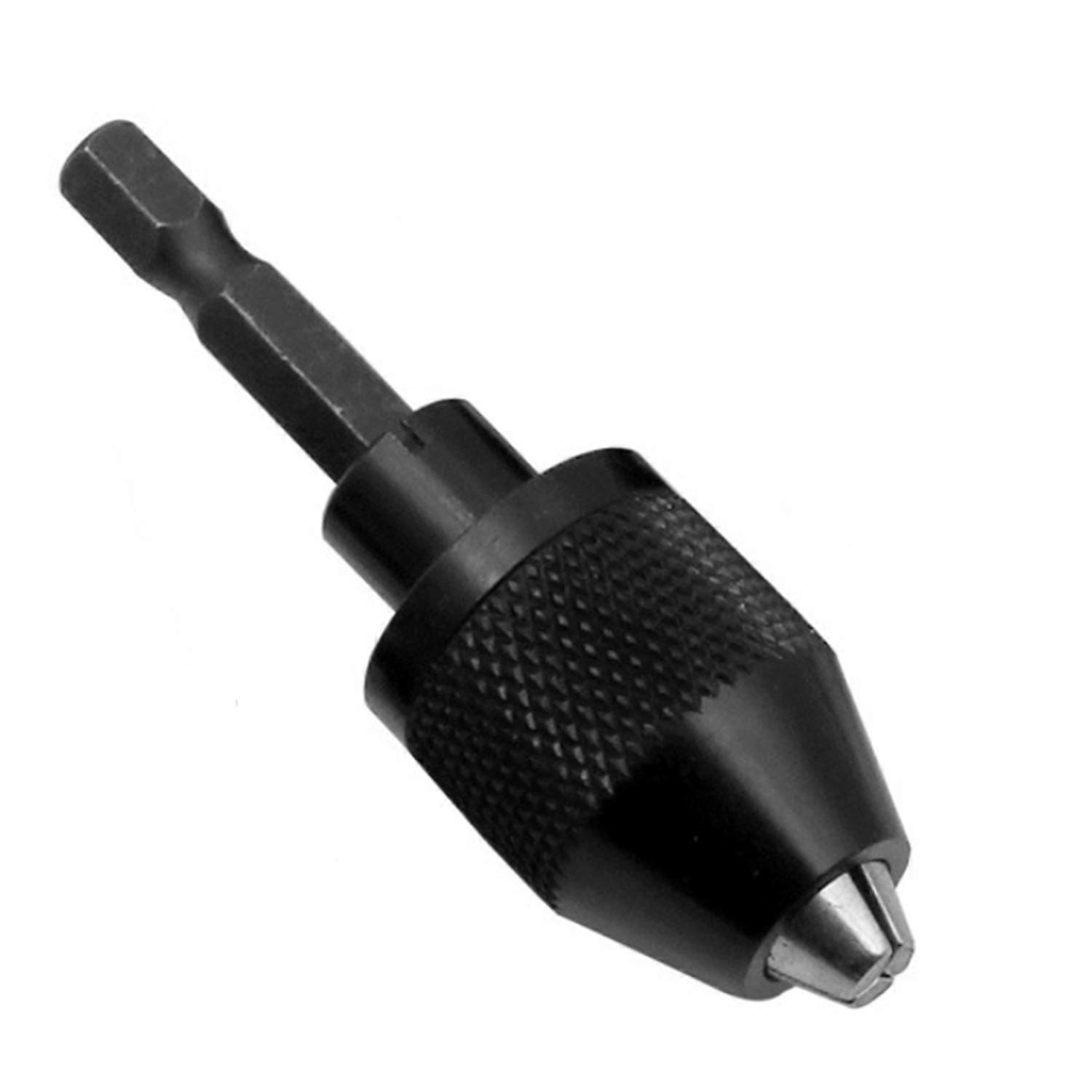 1/4 Inch Keyless Chuck Conversion Hex Shank Adapter Drill Bit Quick Change Driver