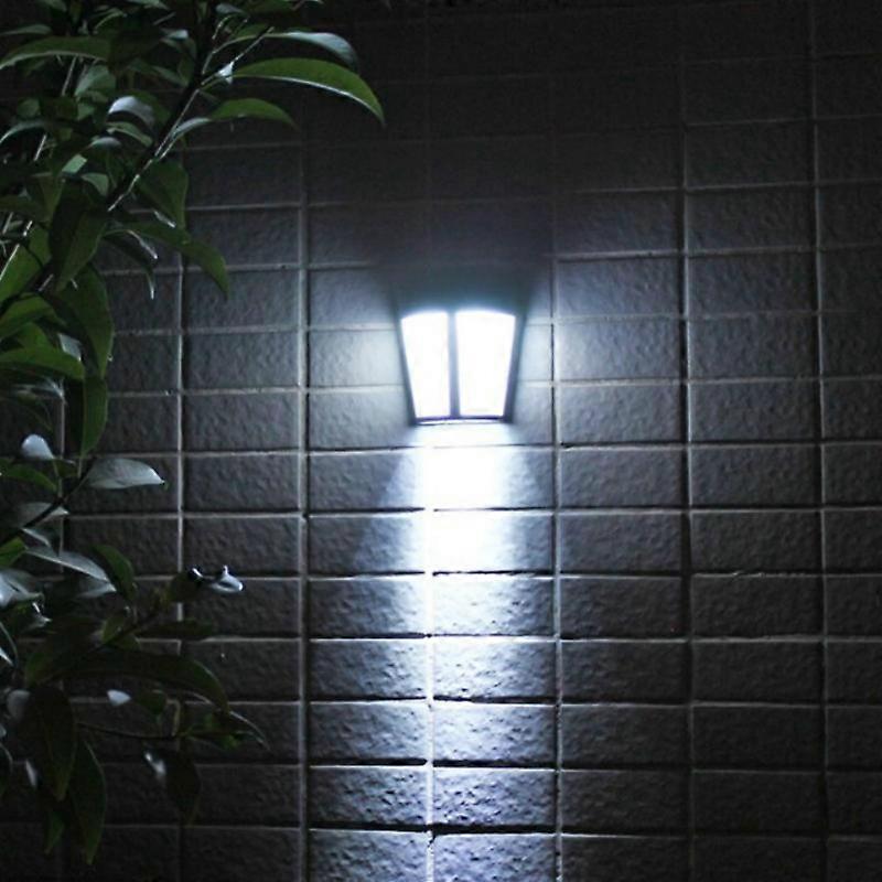 Outdoor IP65 Waterproof Energy Saving Solar Powered LED Wall Lamp Security Light