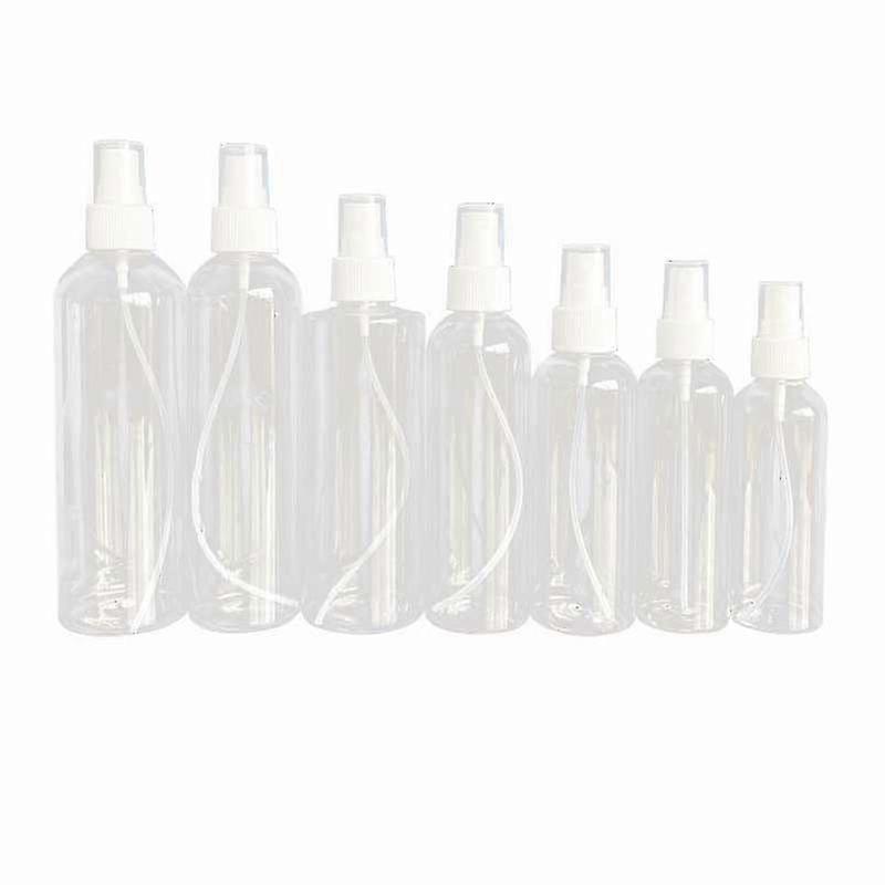 3pcs Spray Bottles 60ml Clear Empty Fine Mist Plastic Mini Travel Bottle Set Small Refillable Containers