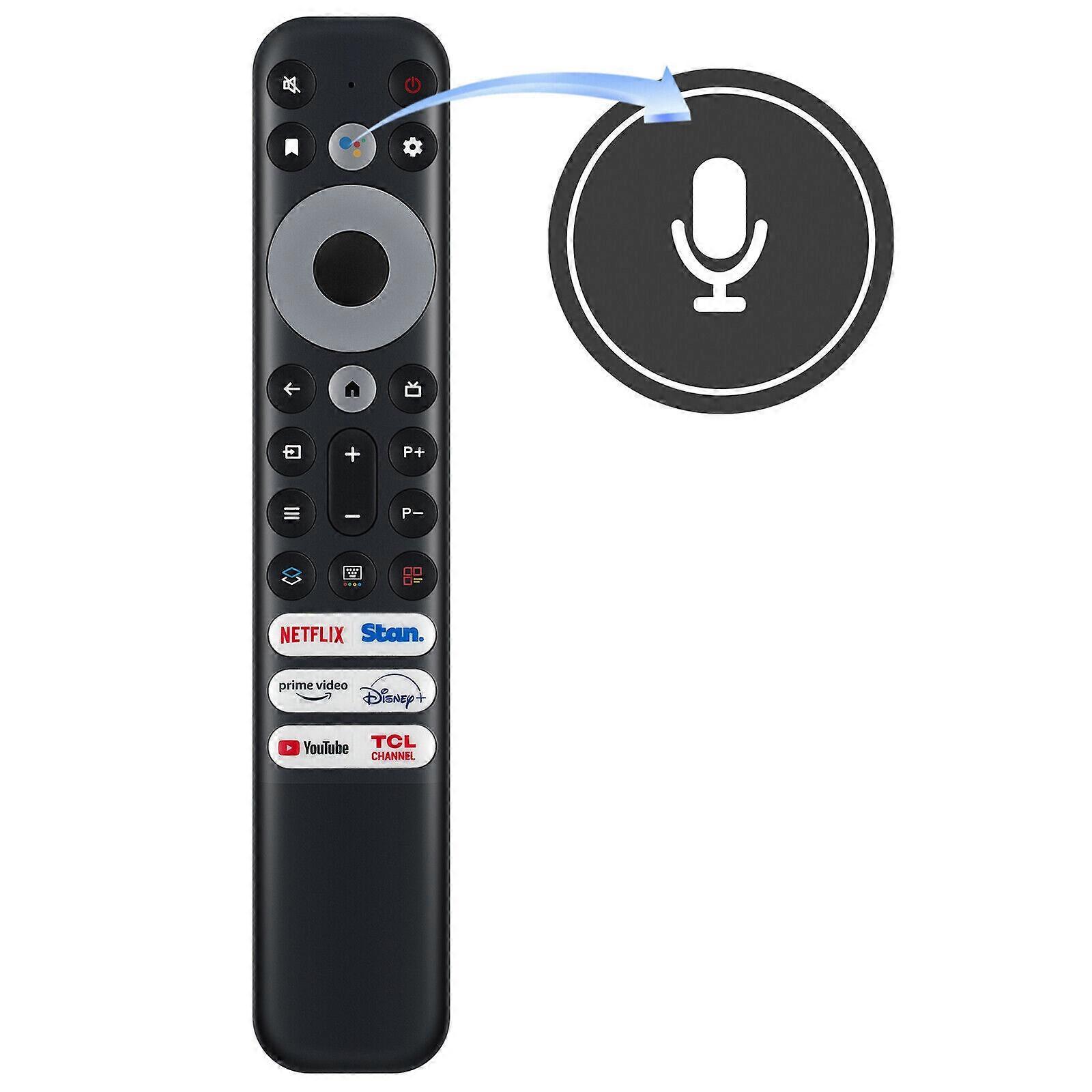 RC902V FAR1 For TCL Voice TV Remote Control X925 Series 75X925