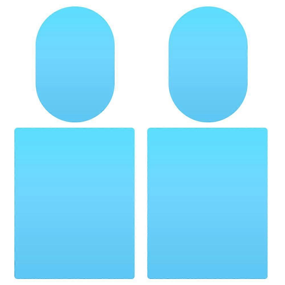 4pcs Anti Fog Car Side Mirror Window Films Anti Glare Rearview Mirror Protective Films Waterproof Rainproof Auto Stickers