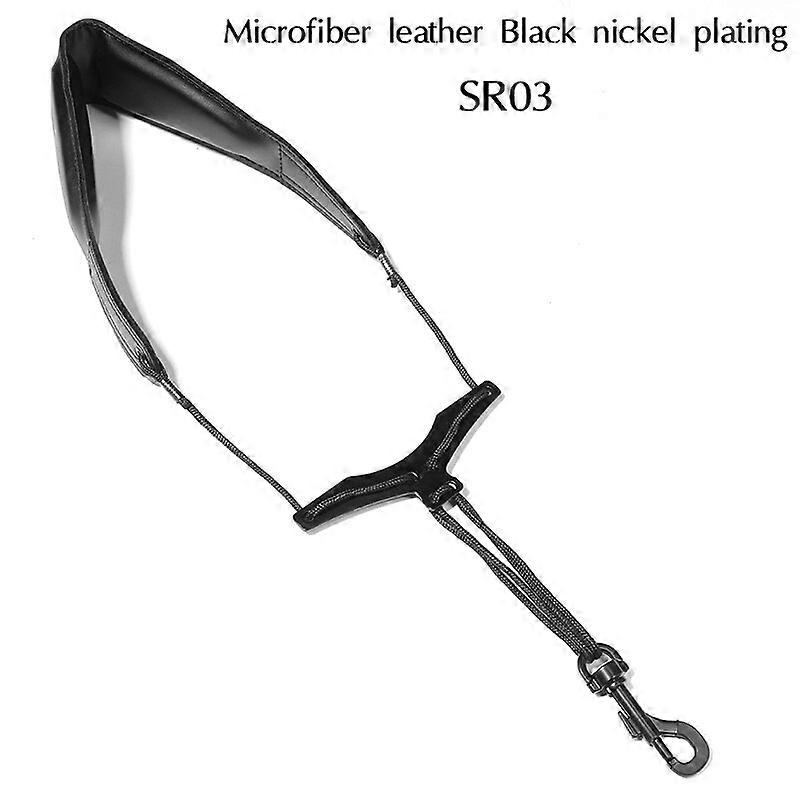 SHARE RAIN Sax Hanging belt Genuine leather Shape design of wild geese flying Soprano Sax Alto Sax Tenor Sax universal Comfort