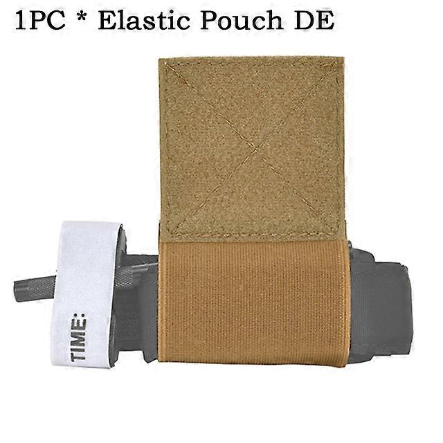 Tactical Elastic Tourniquet TQ Holder Hook & Loop Secure Pouch For Belt Competition Chest Rig Hunting Vest Accessories