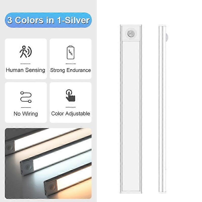 Ultra-thin LED Cabinet Light Rechargeable Motion Sensor Light USB Night Lights Induction Lamp Wardrobe Closet Kitchen Lighting Motor Vehicle Lighting