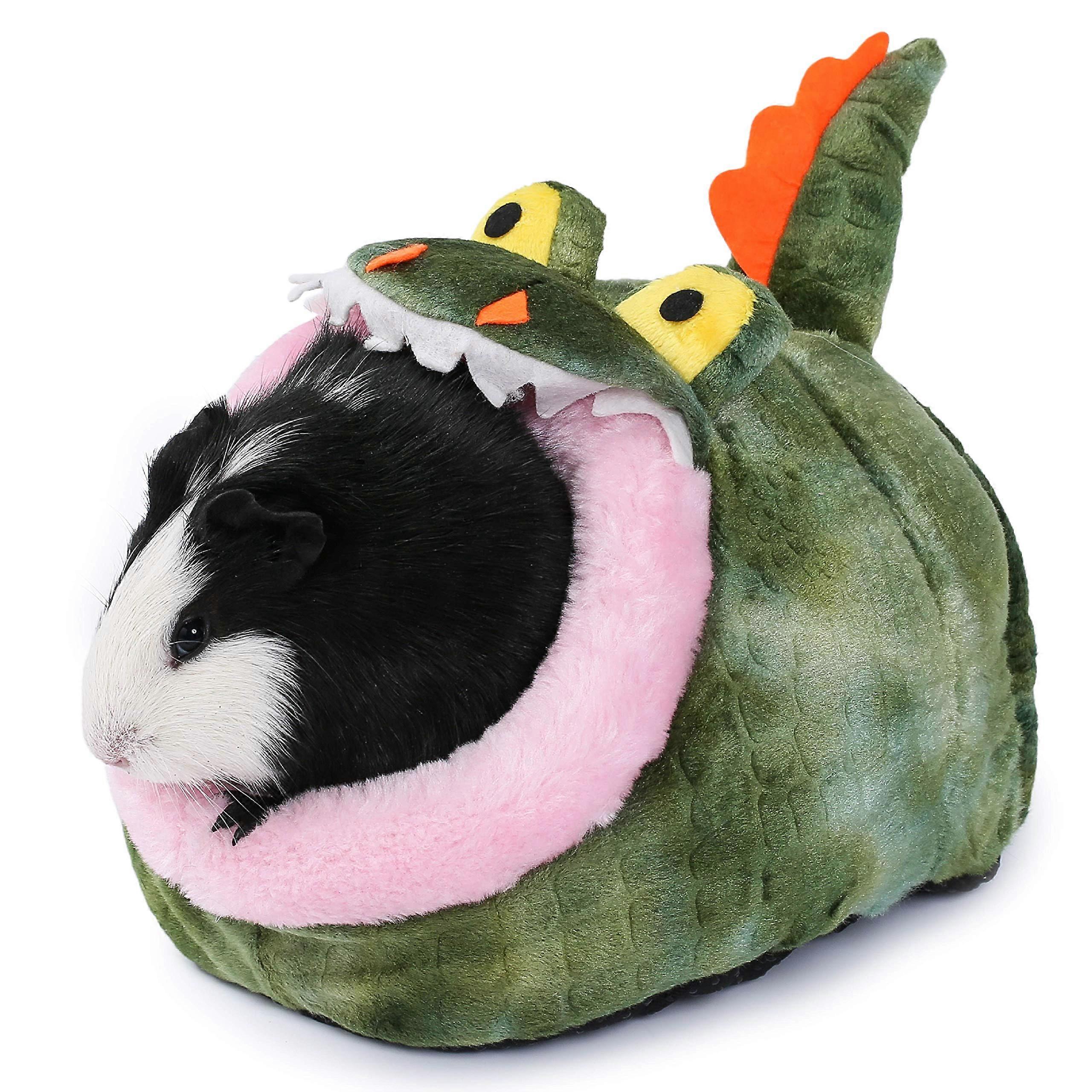 Small Animals Bed for Guinea Pig Washable Crocodile Shape