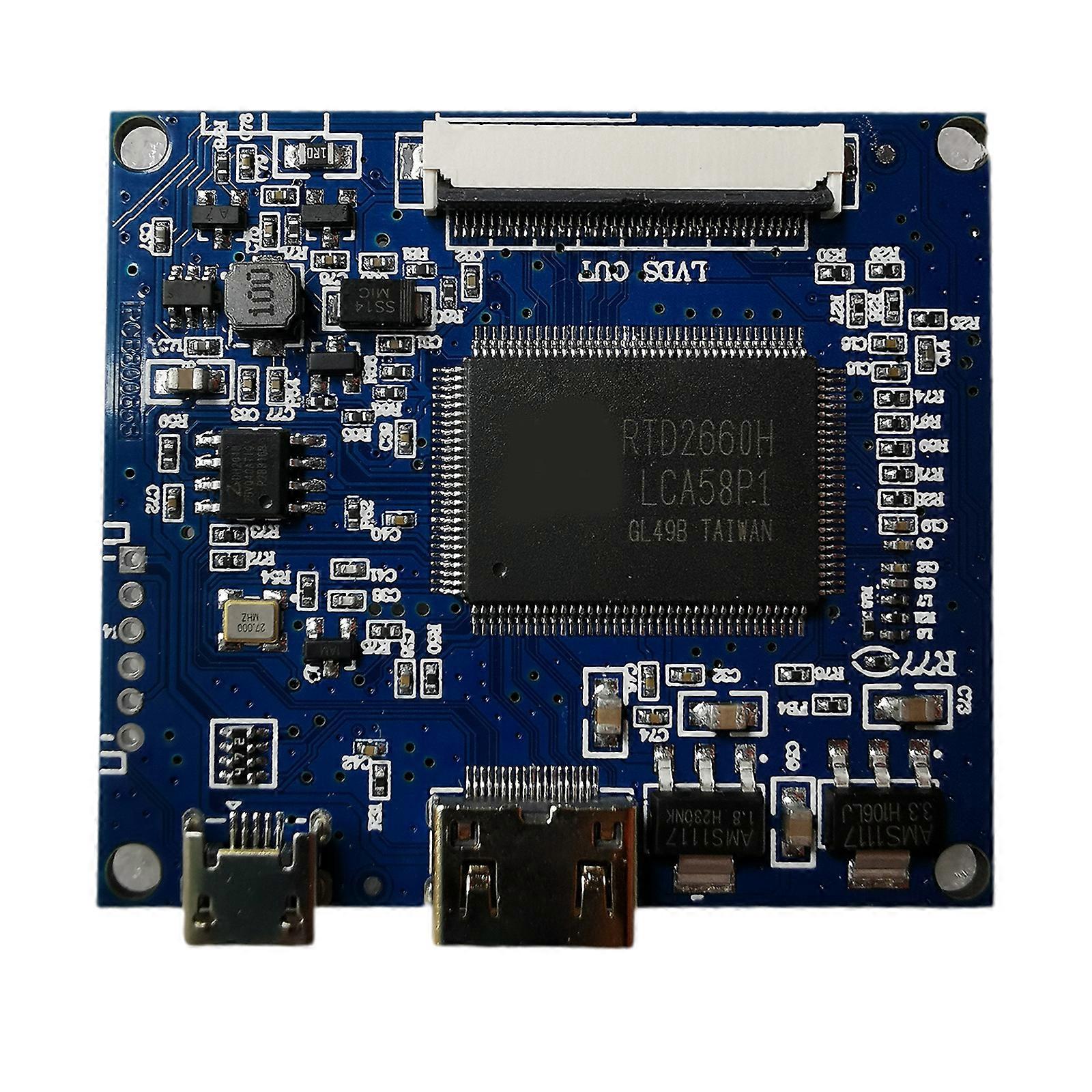 HDMi-Compatible LCD Controller Board for 1024x600 1024x768 50Pin LCD Screen