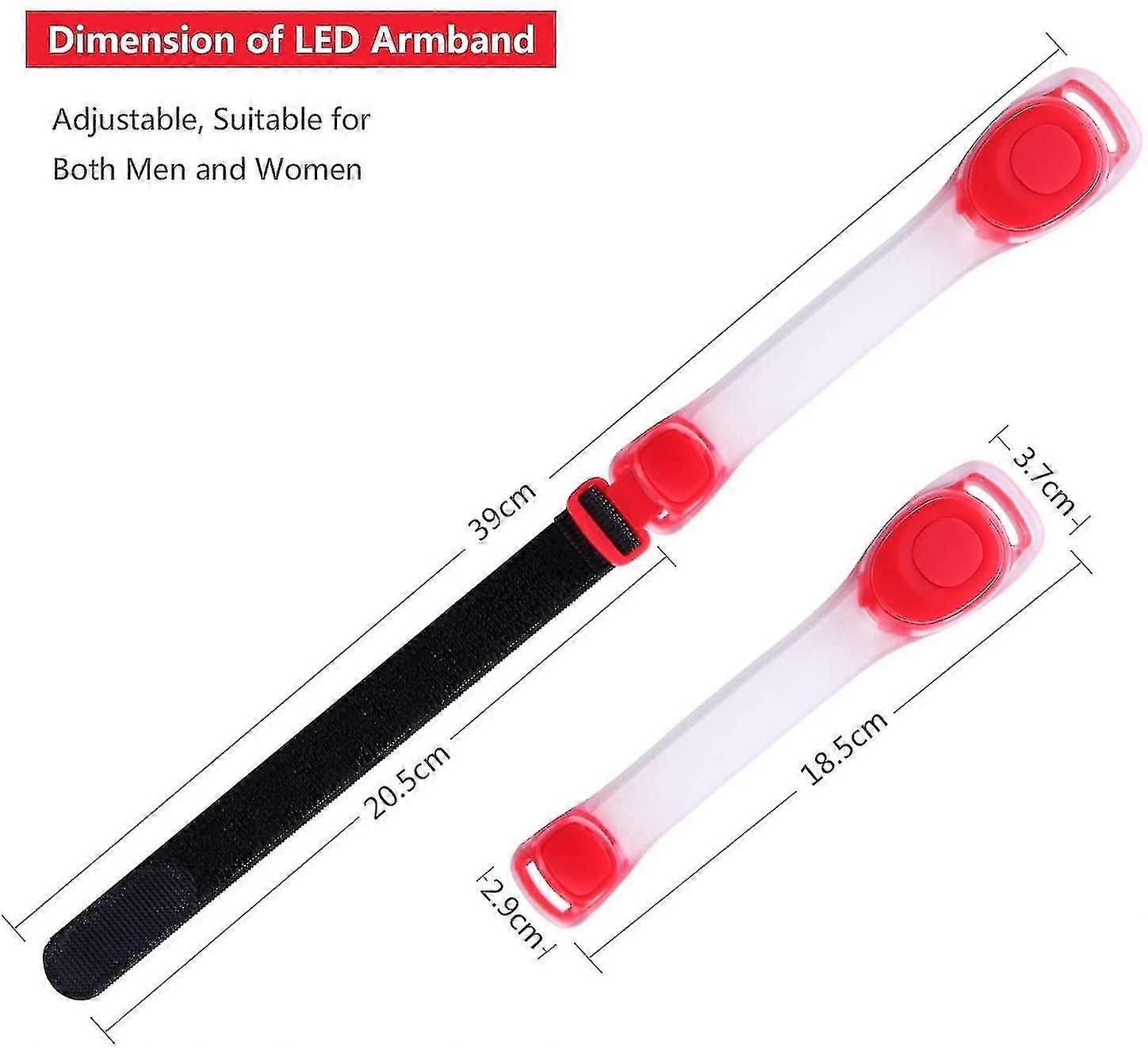 4pcs Led Arms Led Arms For Running And Jogging