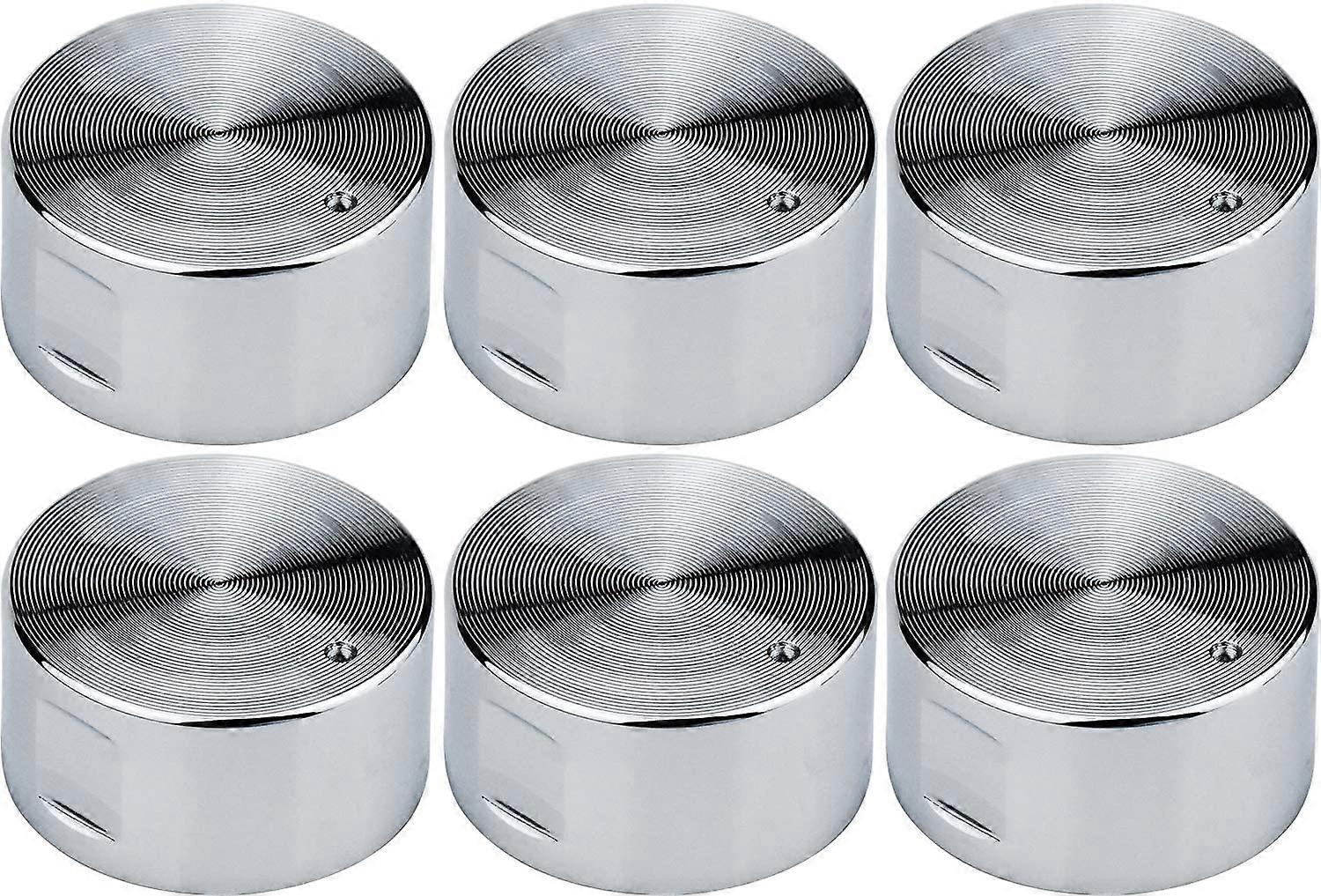 6 Stück 6 mm Gasherd-Knöpfe, Universal-Bedienschalter für Herd, Backofen, Kochfeld, Bedienknöpfe, Backofenschalter, Bedienknöpfe für Kochflächen