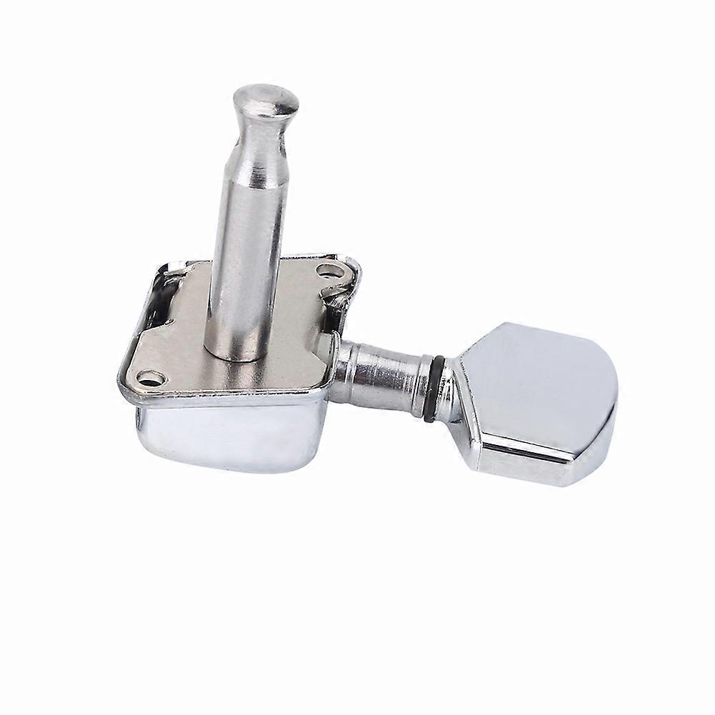 3R 3L Semiclosed Metal Machine Heads String Tuning Key Pegs Tuners compatible with Folk Guitar