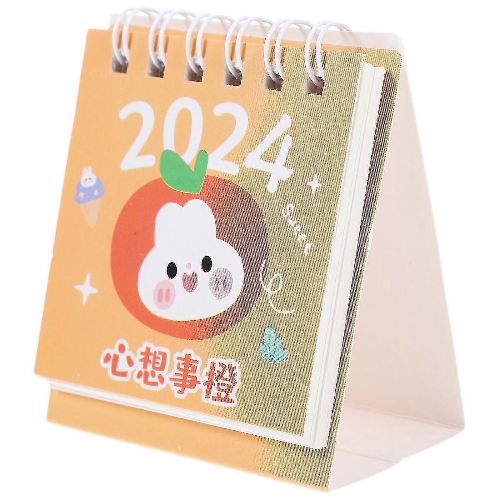 Decorative Desk Calendar Daily Use Monthly Calendar Office Standing Calendar Decor