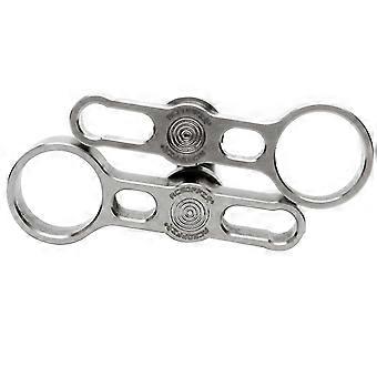 3ti dobradiça alavanca liga de titânio para para bicicleta torneira knob dobrar quadro punho punho 2pcs prata