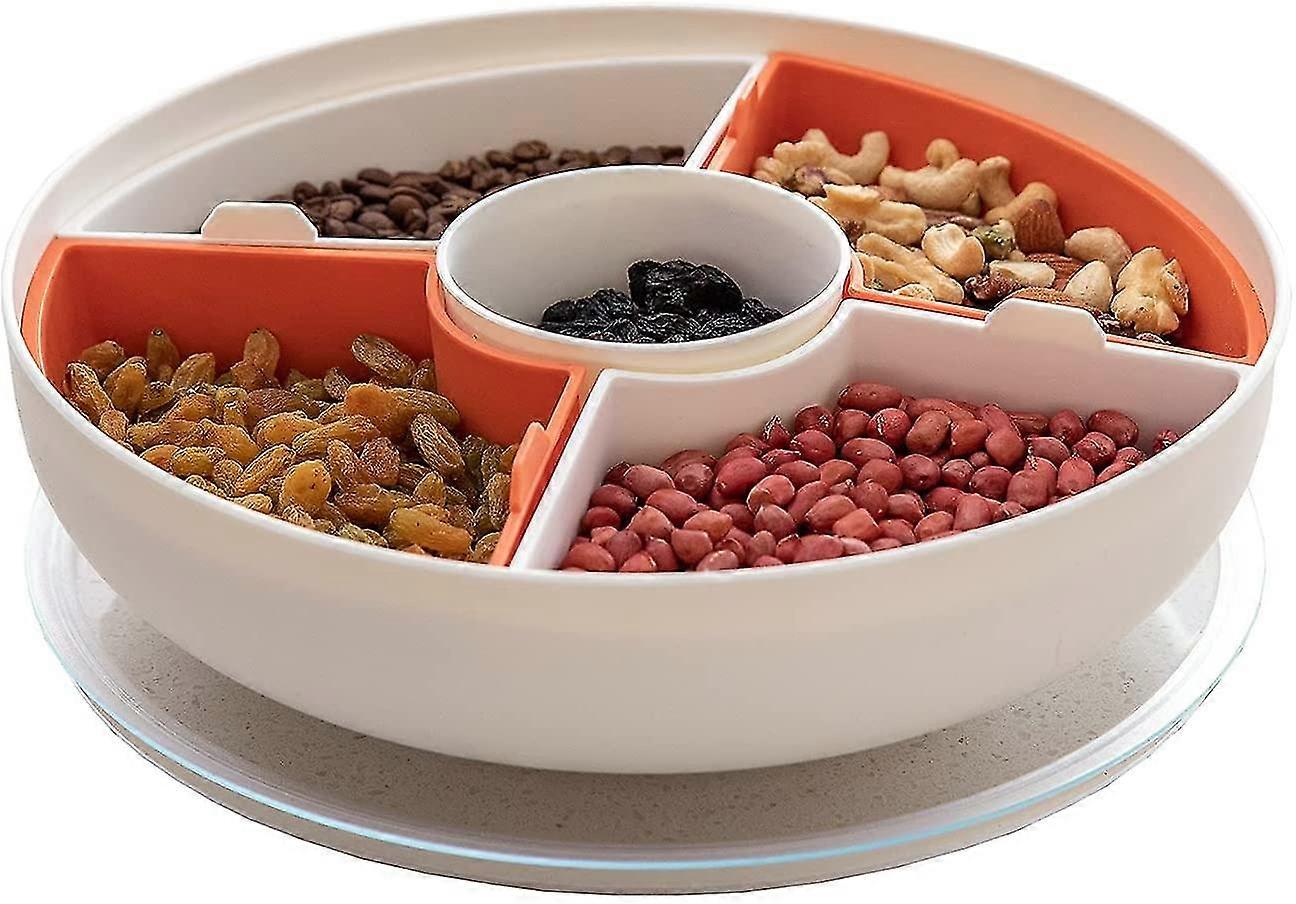 Divided Serving Dishes With Lid,serving Bowls,multifunctional Tray-MXBC