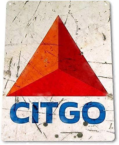 Citgoガソリンガレージオートショップ軽油レトロ広告ロゴ壁の装飾金属錫サイン8x12inギフトプラーク