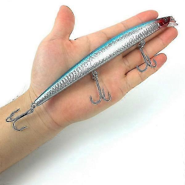 1pcs 18cm / 24g Angelköder Angelgerät Minnow Köder Kurbel Köder Angelköder Zubehör H