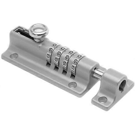 4 Digit Combination Lock - Combination Lock Bolt Combination Lock - White