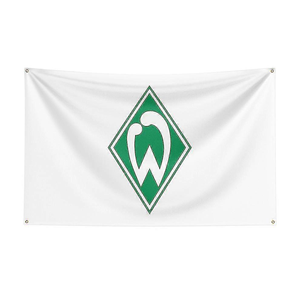Dekor için Güzel Doğan 3x5 Sv Werder Bremen Bayrağı Polyester Baskılı Yarış Spor Afiş