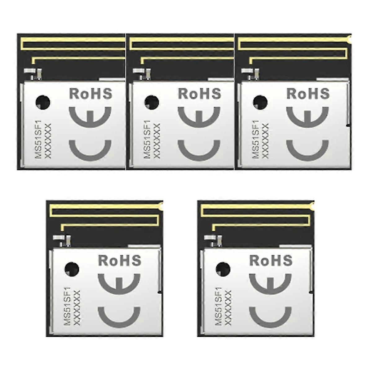 5 Pcs Unique Tiny Bluetooth Module Low Consumption Bluetooth 5.2 Ms51sf11 Nrf52833 Pcb Antenna Environmental Friendly