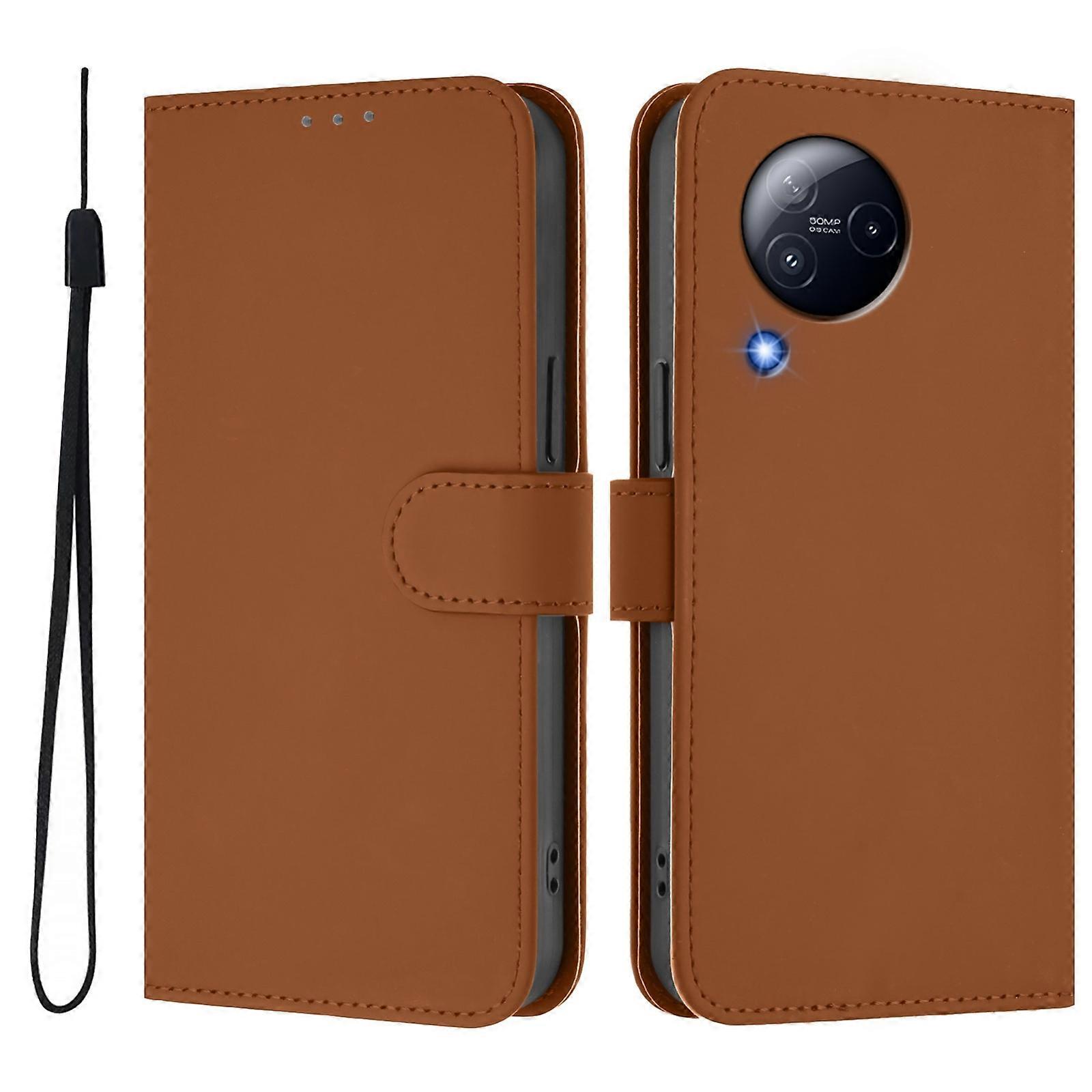 Solid Color PU Case For Xiaomi Civi 3 5G