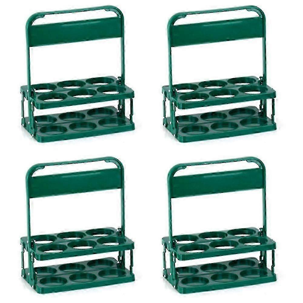 4x 6 ثقوب طوي زجاجة الناقل، شواء حزب البيرة جرة أصحاب