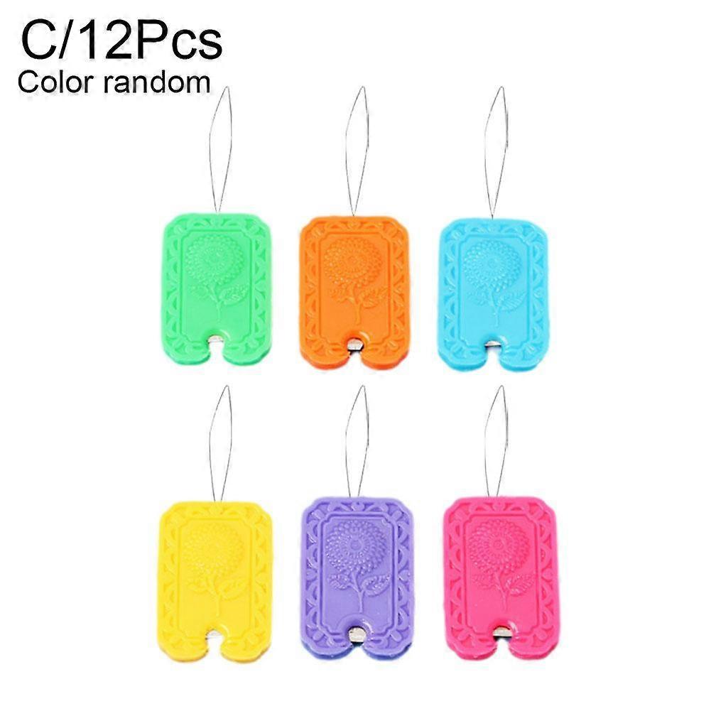 3/6/12*Hand Machine Sewing Needle Threader DIY Simple Craft Threading Guide