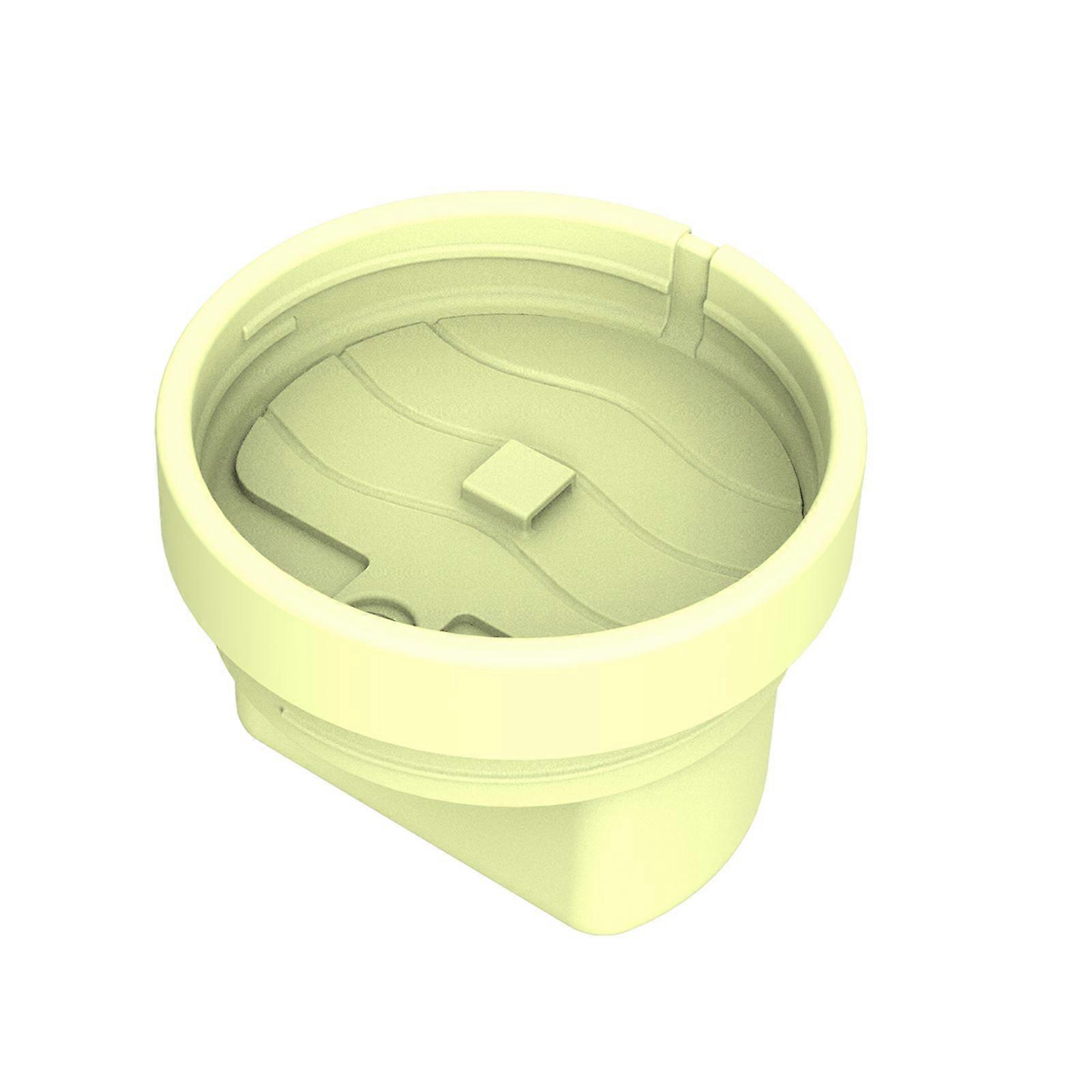 Silicone Ice Cream Cup 40oz Reusable Leak Proof Snack Tray Storage Container Ice Cubes Bully Cup with Straw Hole