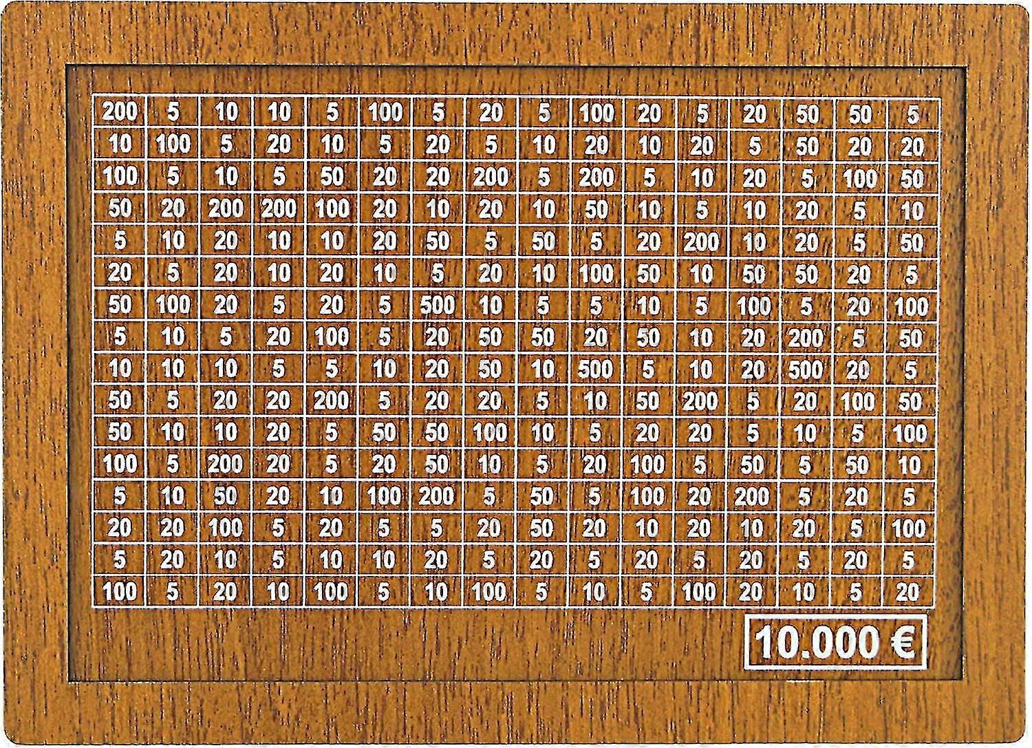 4サイズの貯金箱 - 貯蓄目標と数字の貯金箱(haoyi)A