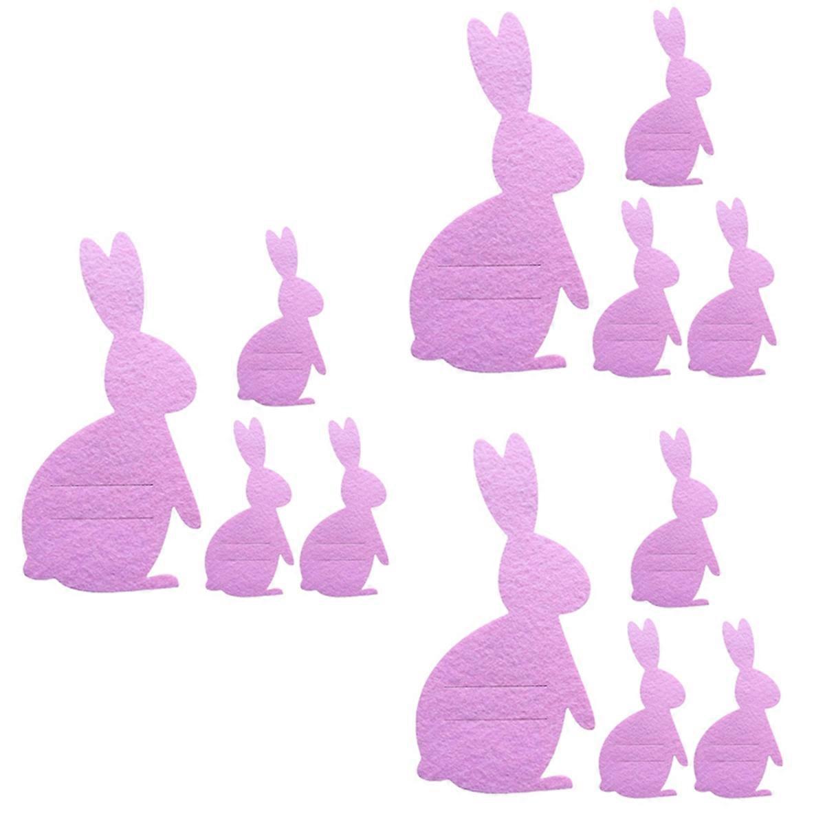 Cutlery Storage Bag Easter Bunny Cutlery Set Knife and Fork Bag Happy Easter Decorative Tableware A