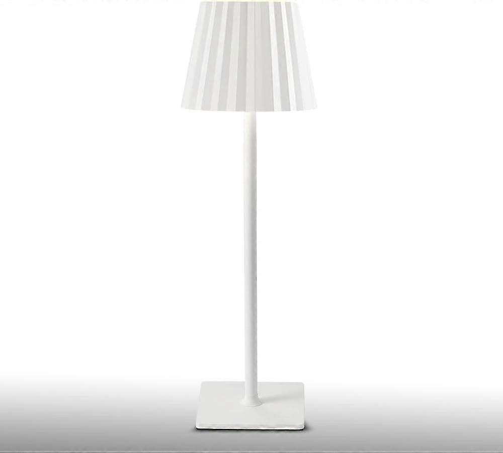 Metal Desk Lamp, 3-Color Touch Control, Rechargeable Battery Design