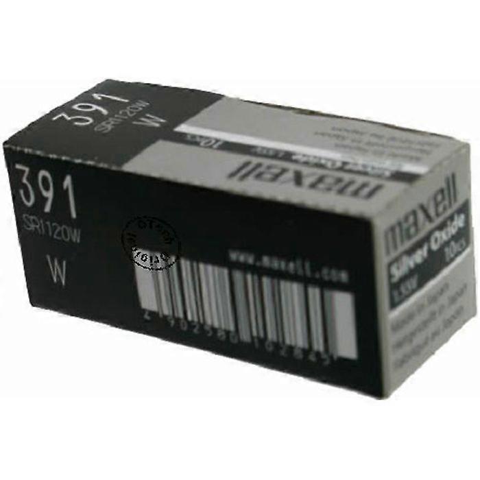 Pack of 10 maxell batteries for GP 381