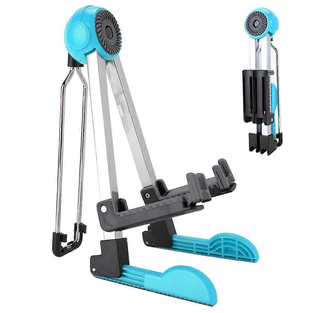 Portable Foldable A-Frame Universal Stand for Acoustic Classic Guitars (Blue)