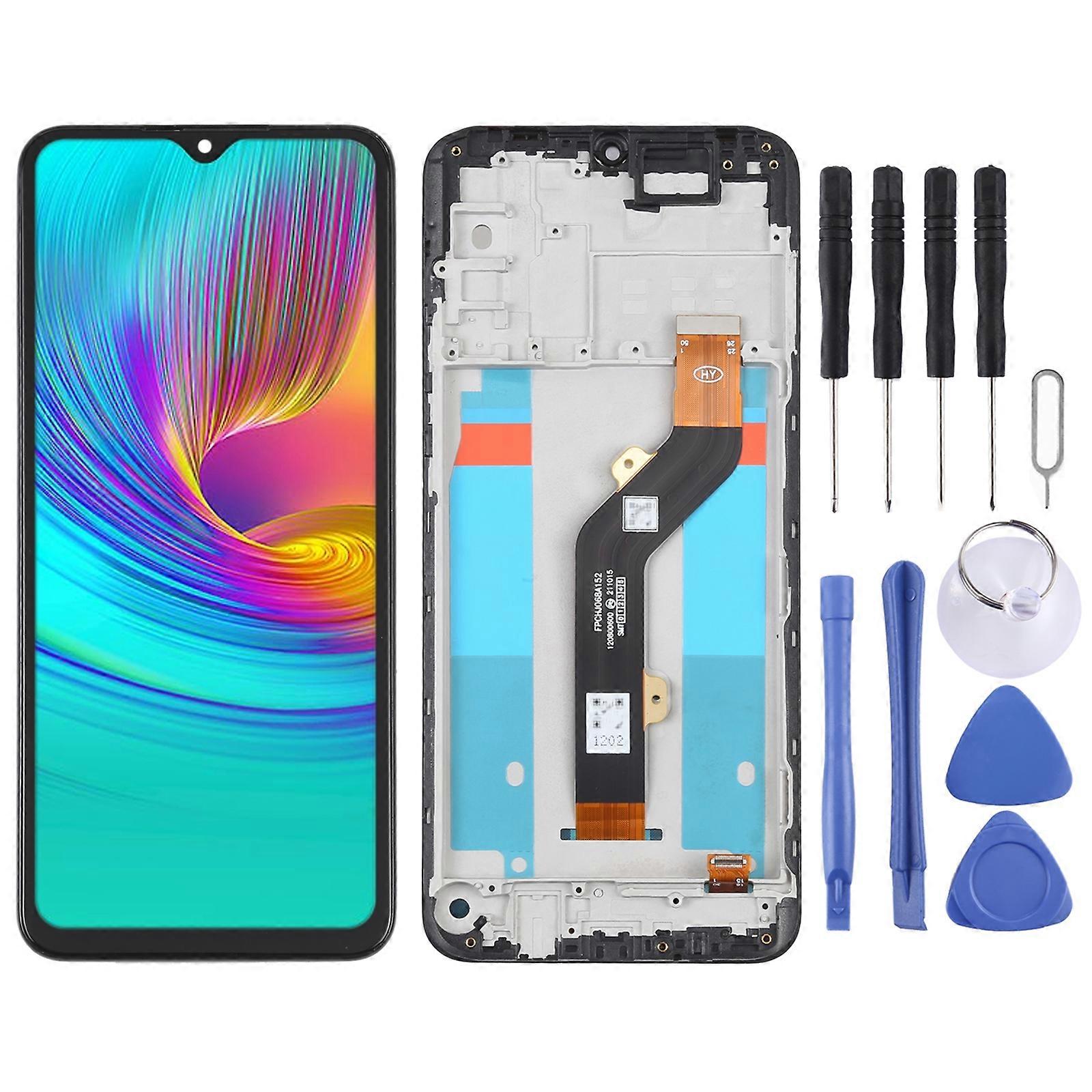 (New) OEM LCD Screen For infinix Hot 9 Play X680 Digitizer Full Assembly with Frame