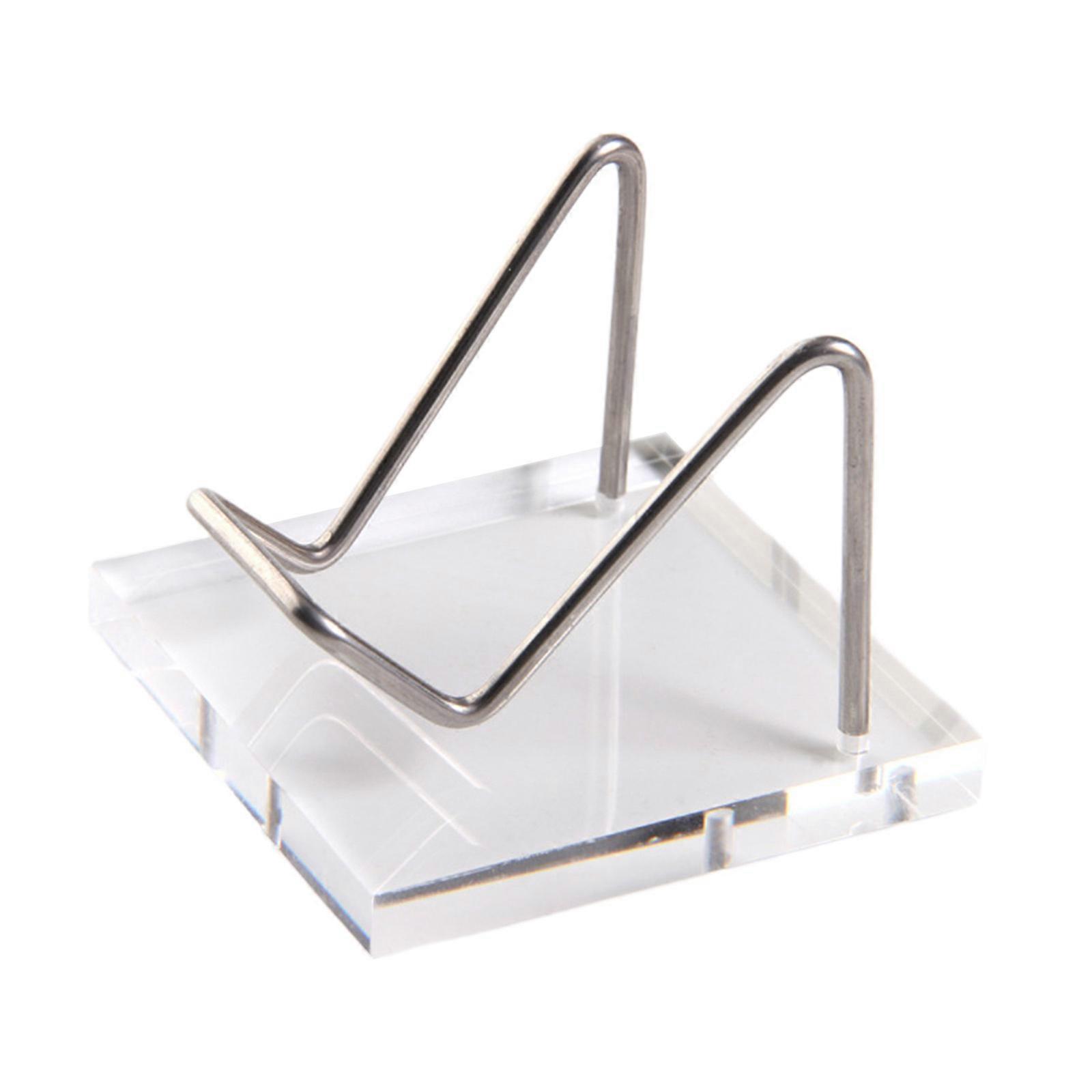Desktop Decorative Crystal Display Stand Collectible Decorative Rack Accessory Household for Birthday Festival Party  silver