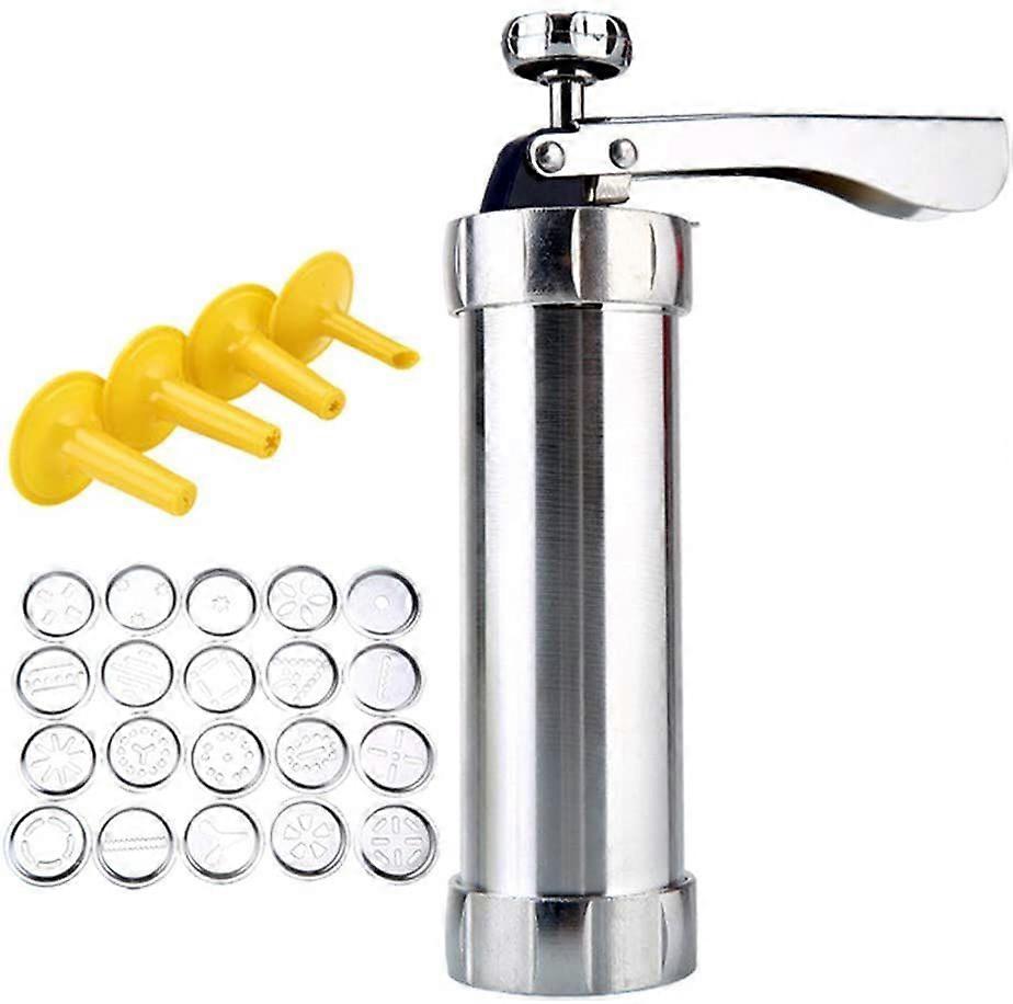 طقم مكبس المعجنات مكونة من 20 قطعة من مكبس المعجنات ، خبز عيد الميلاد ، ستانلس ستيل ، عملية سهلة بيد واحدة