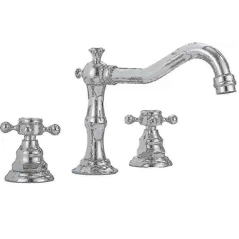 Luksus Moderne 8 tommers messing 3 hulls servant vask kraner bad blandebatterier kraner