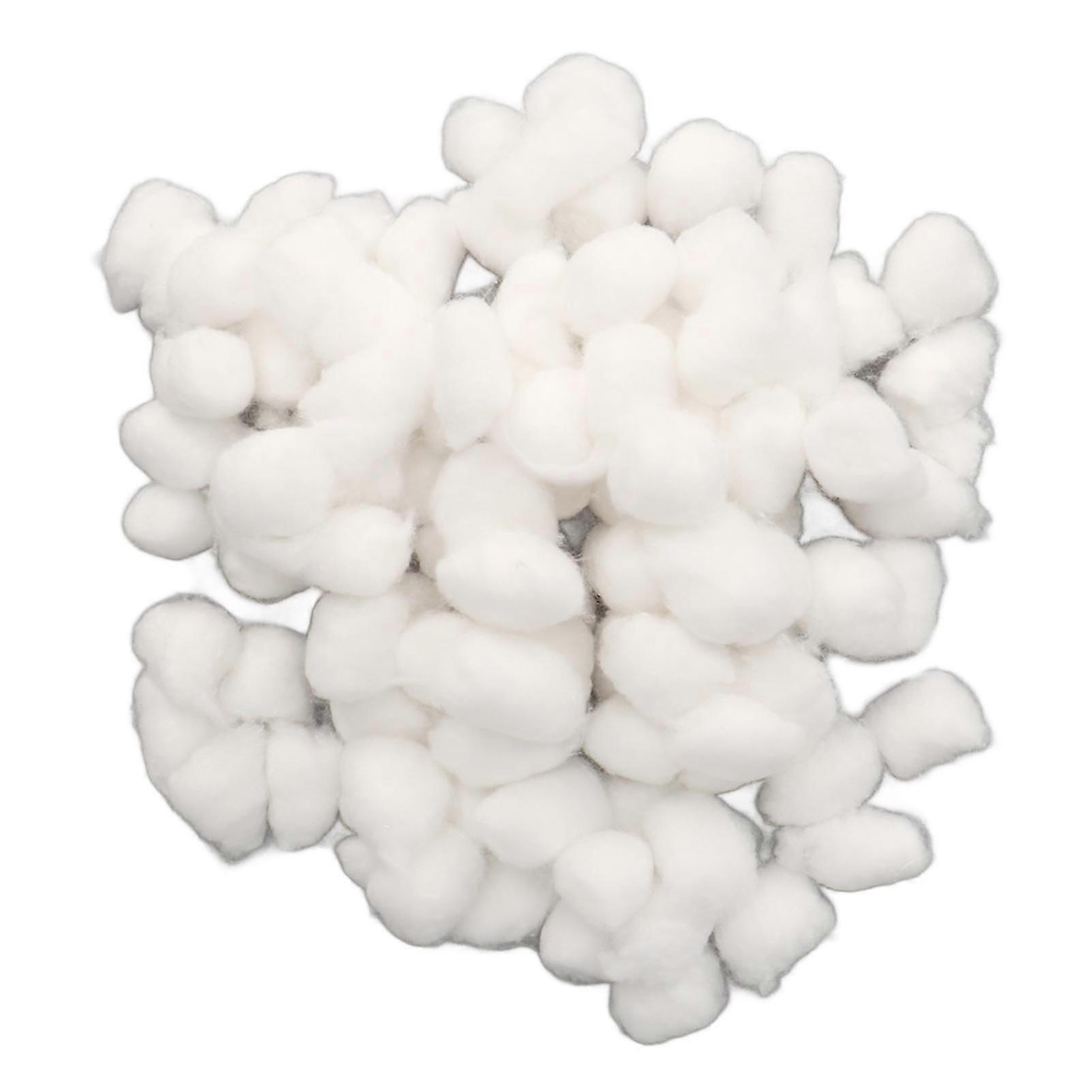 Winter Warm Soft Hamster Bedding Cotton Ball for Syrian Hamster, Chinchilla - White